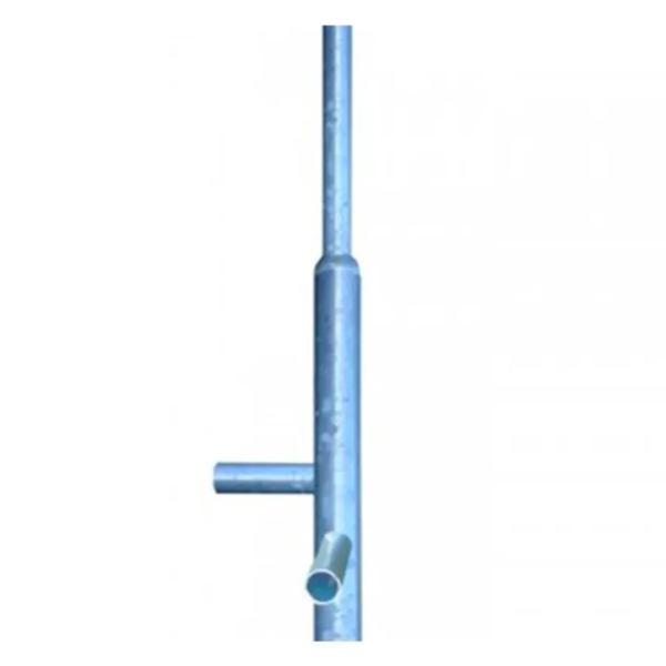 Flespaal v.v. PVC dop & aangelast buisanker 2.0mm